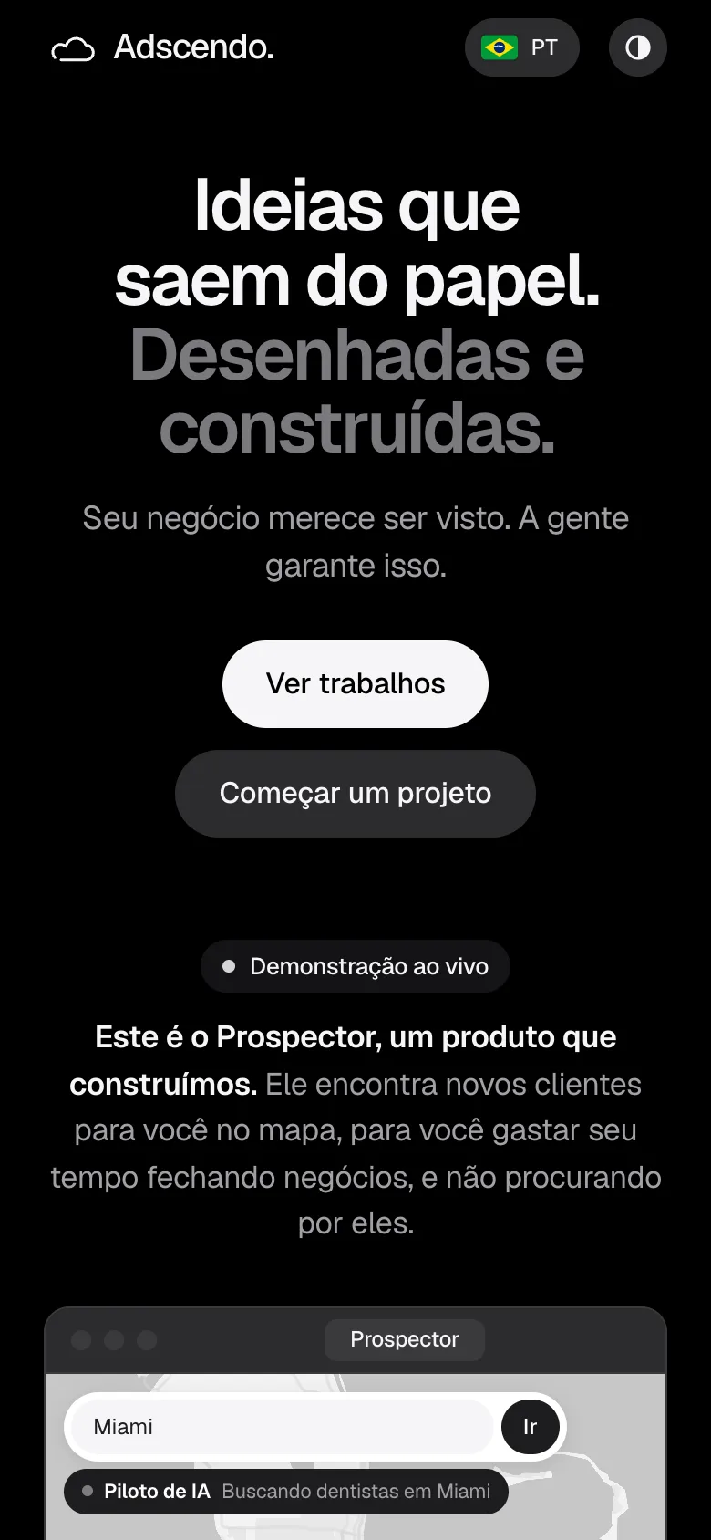 Adscendo, celular
