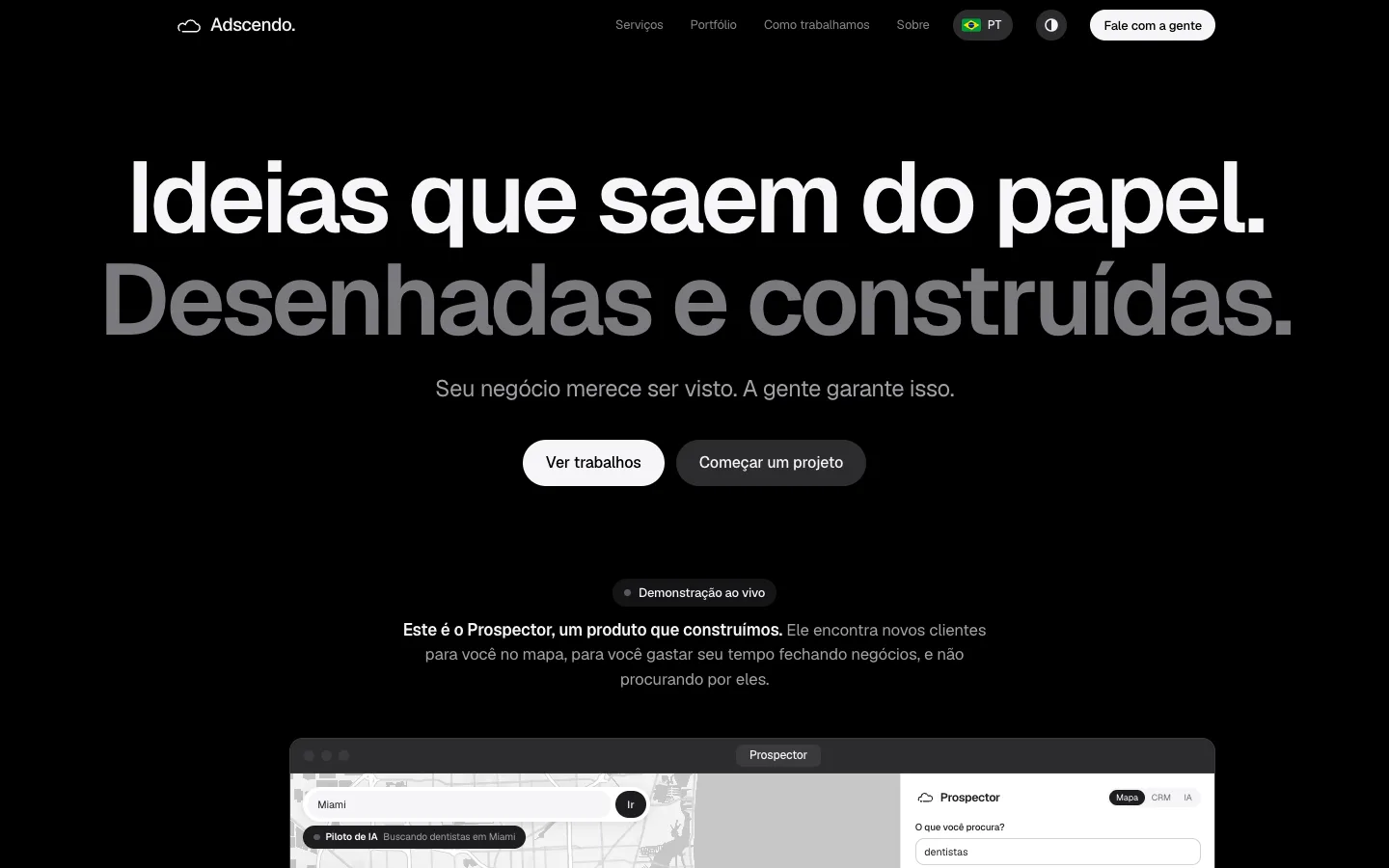Adscendo, computador